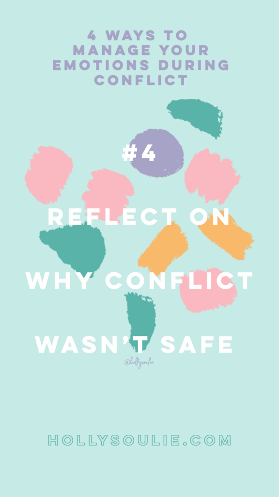 I used to be so uncomfortable during conflict and had no idea what to do with my feelings during an argument. But as I’ve learned to tune into my emotions during fights in my relationship, I’ve gotten more calm and less stressed when we disagree. If you feel stressed about this too, here are 4 ways to manage your emotions during conflict. #4 is probably the most important. #argumentrelationship