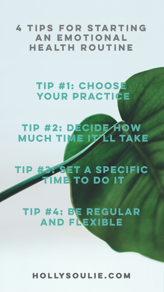 One of the biggest things that improved my emotional health was when I started a routine for my emotions. I was really depressed and in a dark place before, but when I started working on my issues and being regular about taking care of my emotions, I started feeling good more often. So here are 4 tips for starting an emotional health routine #emotionalhealth